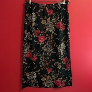 Vintage Pendleton Floral Maxi Skirt Sz 16